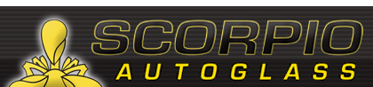 Scorpio auto glass logo.